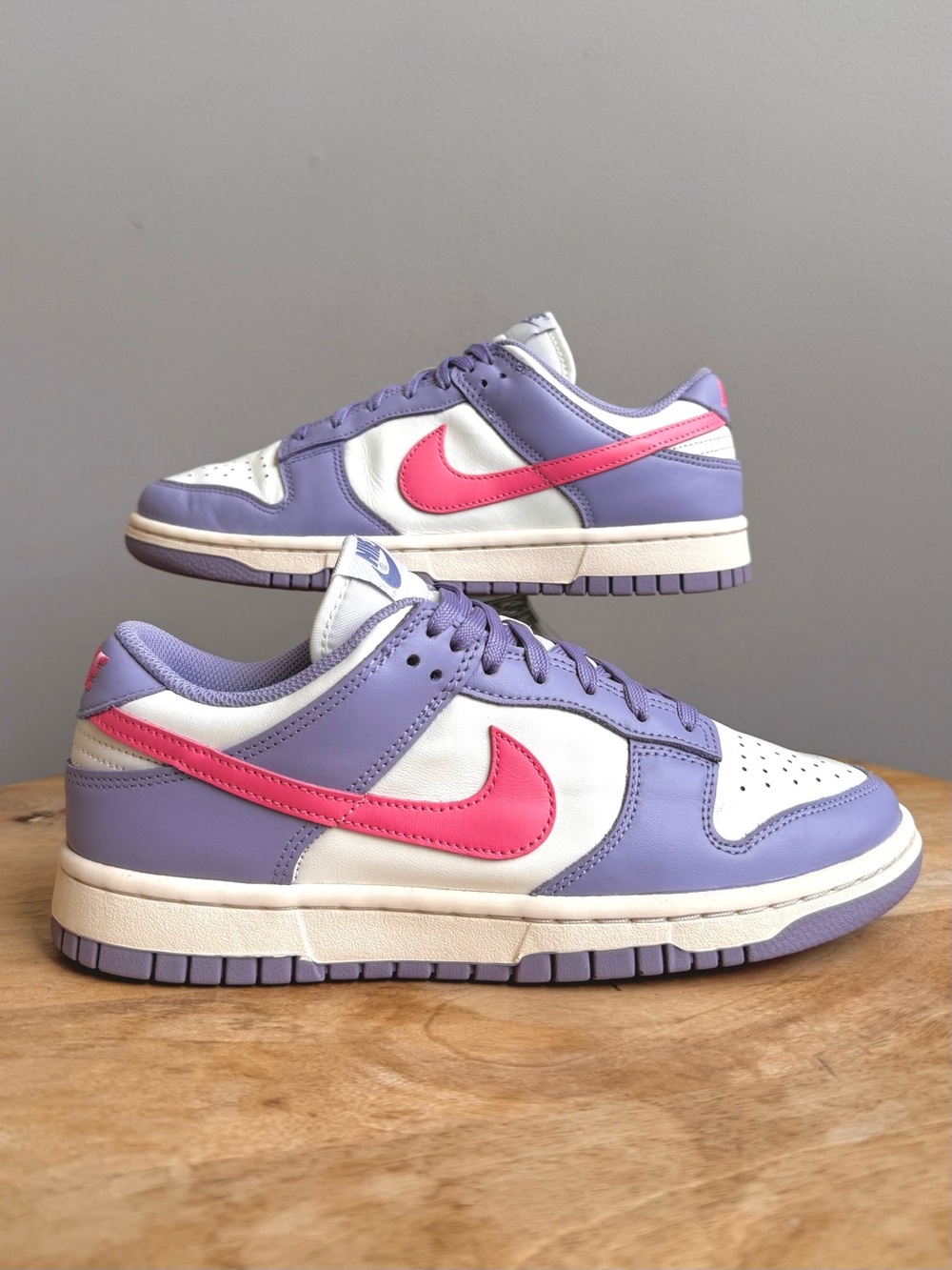 Women’s Nike Dunk Low Size 8.5 Indigo Haze Purple Pink DD1503-500 Sneaker Shoe